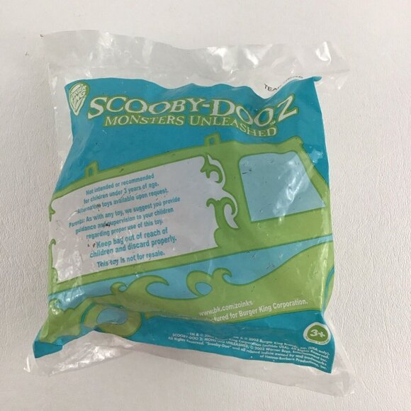 Burger King Other - Scooby Doo Monsters Unleashed Burger King Toy Launching Minecart New Sealed 2003